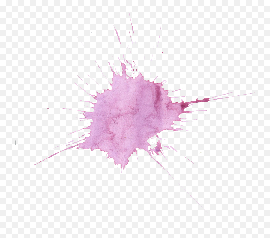 Purple - Transparent Watercolor Splash Png,Watercolor Splash Png