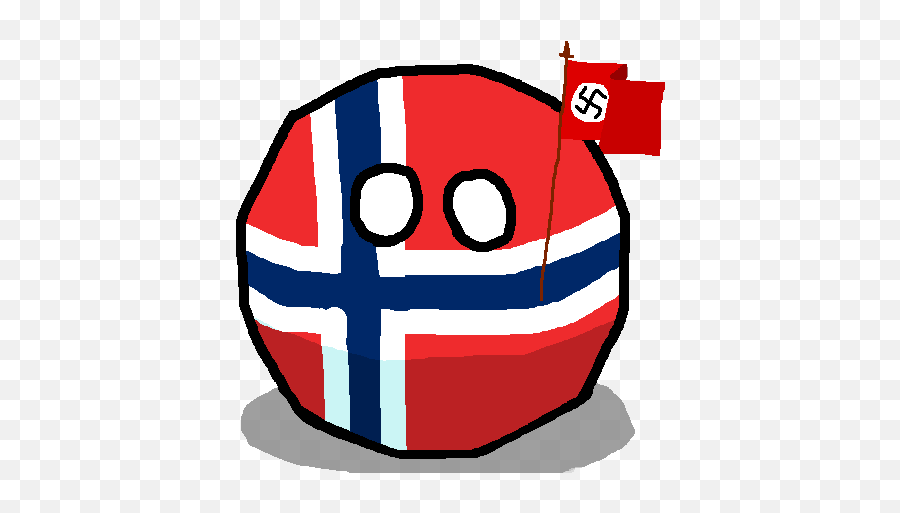 Nazi Norwayball - Countryballs Norway Png,Nazi Png