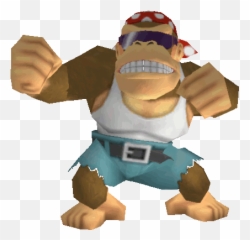 Donkey Kong Funky Gif - Funky Kong From Mario Kart Wii Png,Funky Kong Png