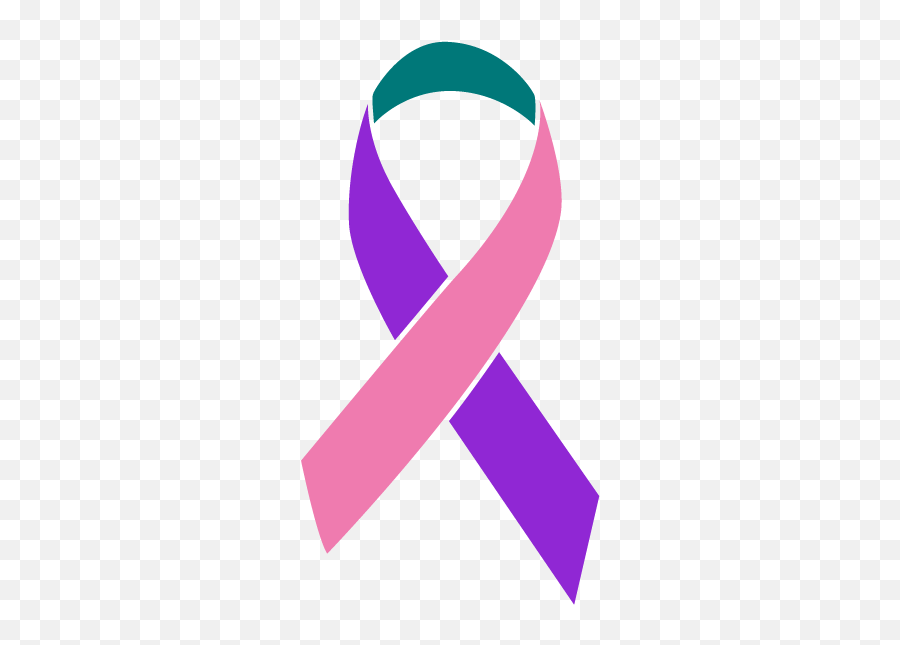 Cancer Ribbon Colors - Thyroid Cancer Ribbon Color Png,Breast Cancer Ribbon Png