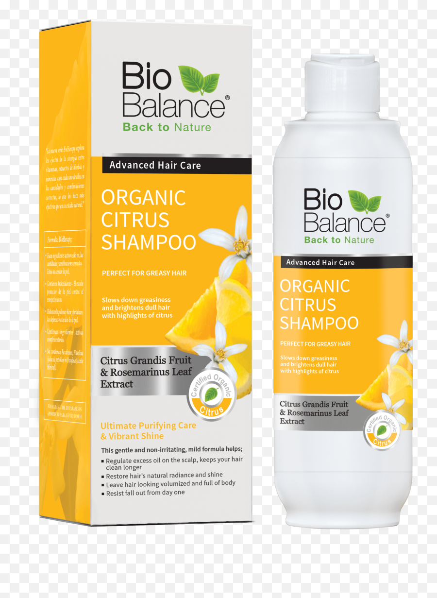Organic Citrus Shampoo - Bio Balance Shampoo Png,Shampoo Png