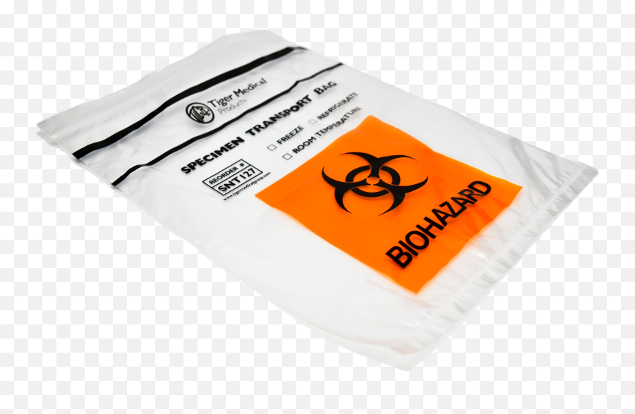 Laboratory Specimen Transport Bag - Specimen Bag Png,Biohazard Transparent