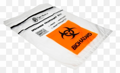 Laboratory Specimen Transport Bag - Specimen Bag Png,Biohazard Transparent