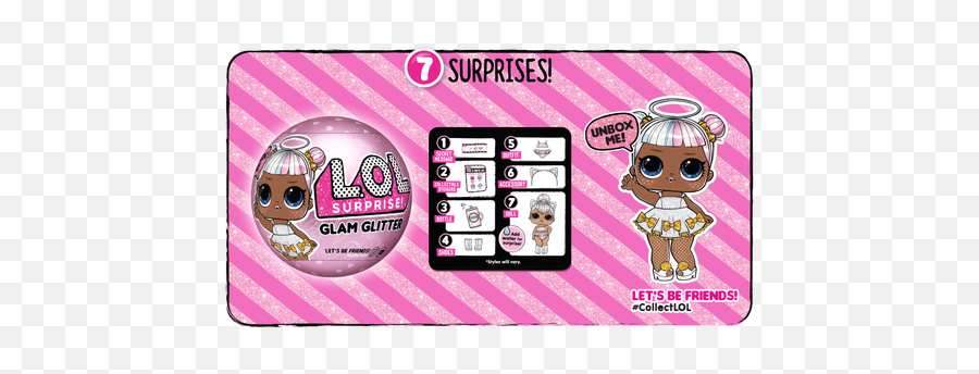 Lol Doll Glitter Logo - Logodix Collectible Sticker Lol Surprise Png,Lol Dolls Logo