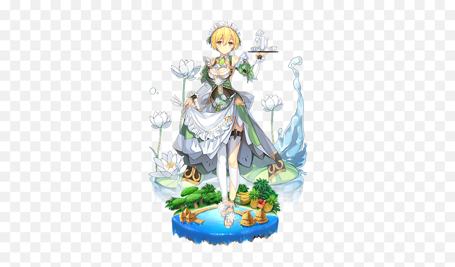 Water Lily June Bride Flower Knight Girl Wikia Fandom - Flower Knight Girl Gardenia Png,Water Lily Png
