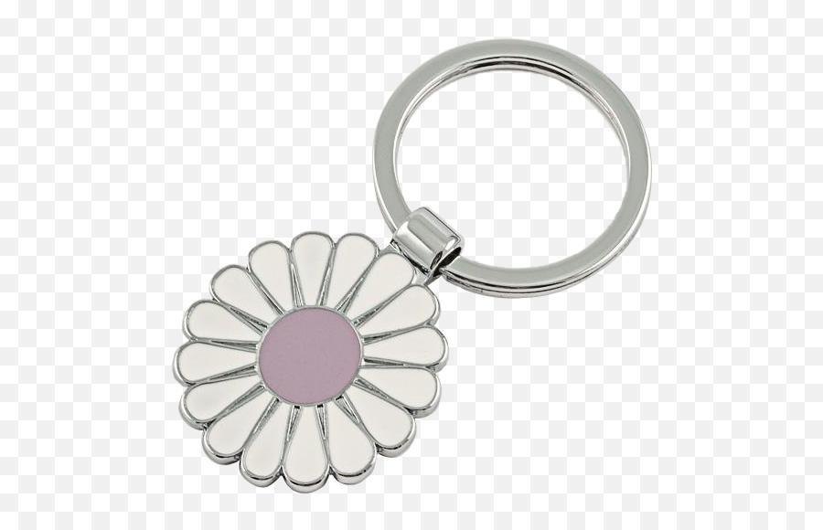 White Daisy Keychain - Rim Png,White Daisy Png