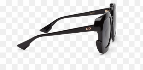 Dior Gaia Oversized Square Black And Grey Sunglasses - For Teen png
