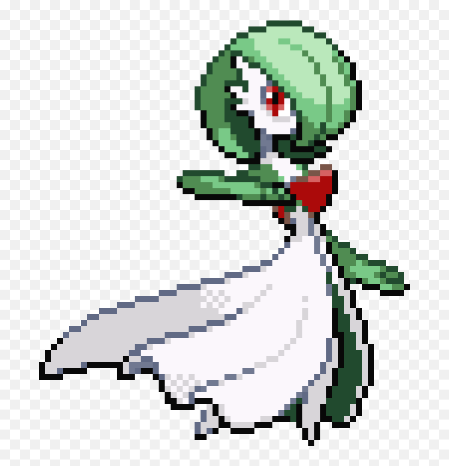 Gardevoir Cross Stitch - Pokemon Gardevoir Pixel Art Png,Gardevoir Png