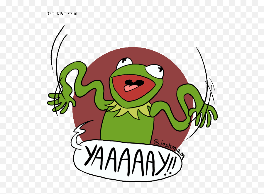 Kermit The Frog Yay Png Transparent
