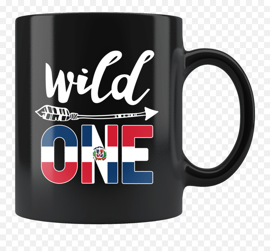 Dominican Republic Wild One Birthday Outfit 1 Flag - Mug Png,Dominican Flag Png