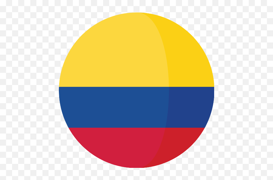 Colombia Vector Svg Icon - Colombia Flag Round Icon Png,Colombia Png