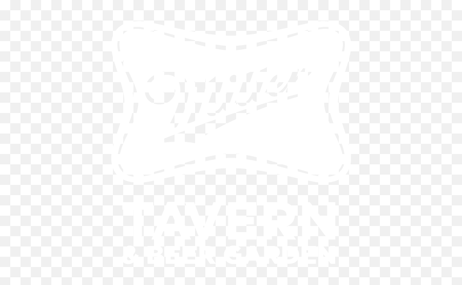 Miller Tavern Beer Garden - Miller Beer Logo Black And White Png,Miller Coors Logos