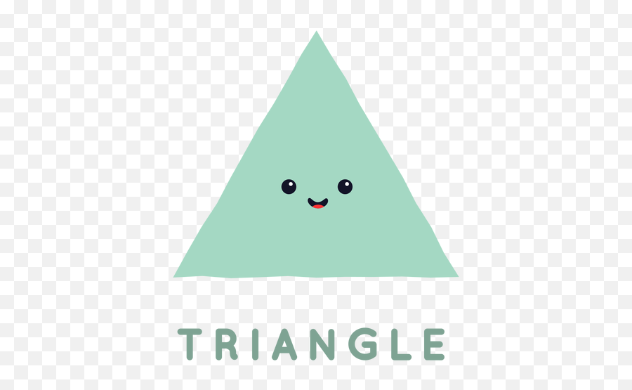 Cute Triangle Shape - Cute Triangle Shape Png,Png Triangle