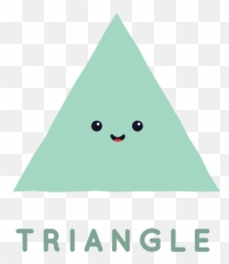 Cute Triangle Shape - png