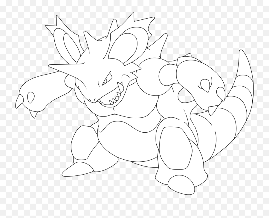 Jenau0027s Lineart Jamboree Free 2 Use - Forums Fictional Character Png,Nidoking Png