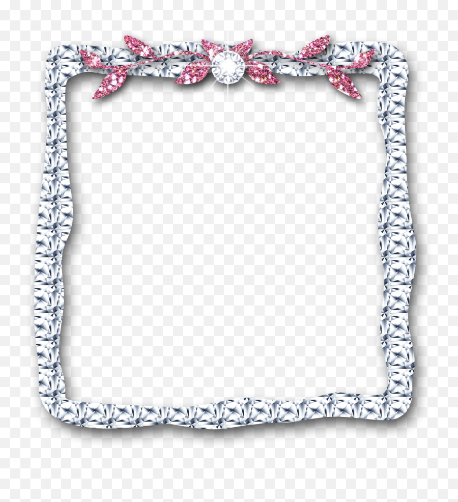 Picture - Clear Background Diamond Border Png,Silver Border Png