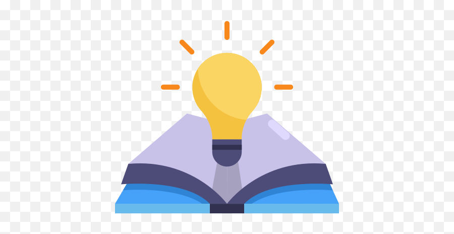 Ingenuity Wit Book Idea Light Bulb - Book With Bulb Icon Png,Learn Icon