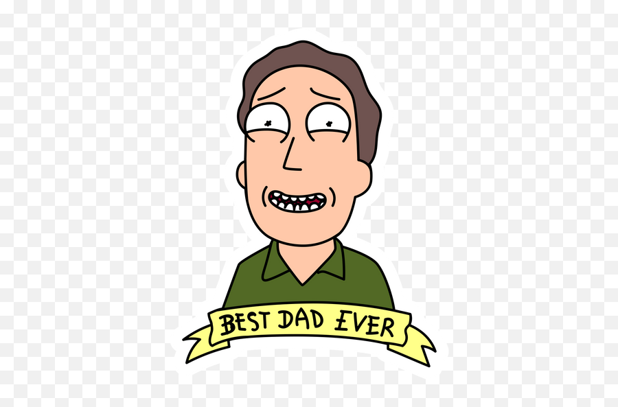 Rick And Morty Stickers - Jerry Smith Png,Mr Meeseeks Icon