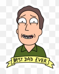 Rick And Morty Stickers - Jerry Smith png