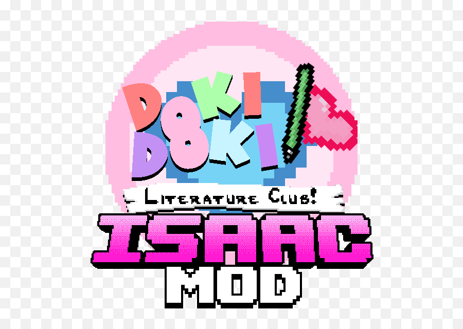 Doki Literature - Binding Of Isaac Png,Doki Doki Literature Club Logo Png