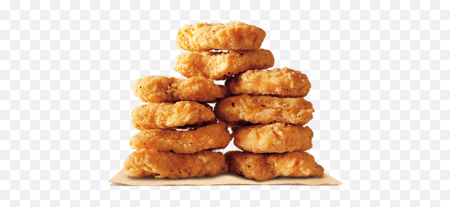 10 Chicken Nuggets For - Burger King Chicken Nuggets Calories Png,Chicken Nuggets Png