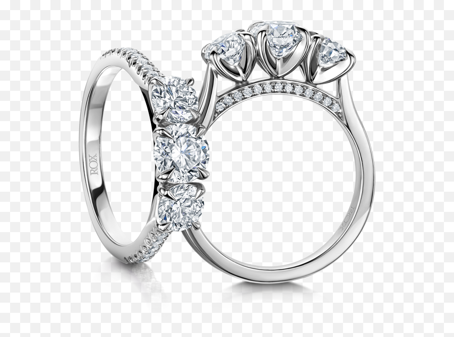 Diamond Engagement Rings Collection - Rox Trilogy Engagement Ring Png,Gucci Icon Rings