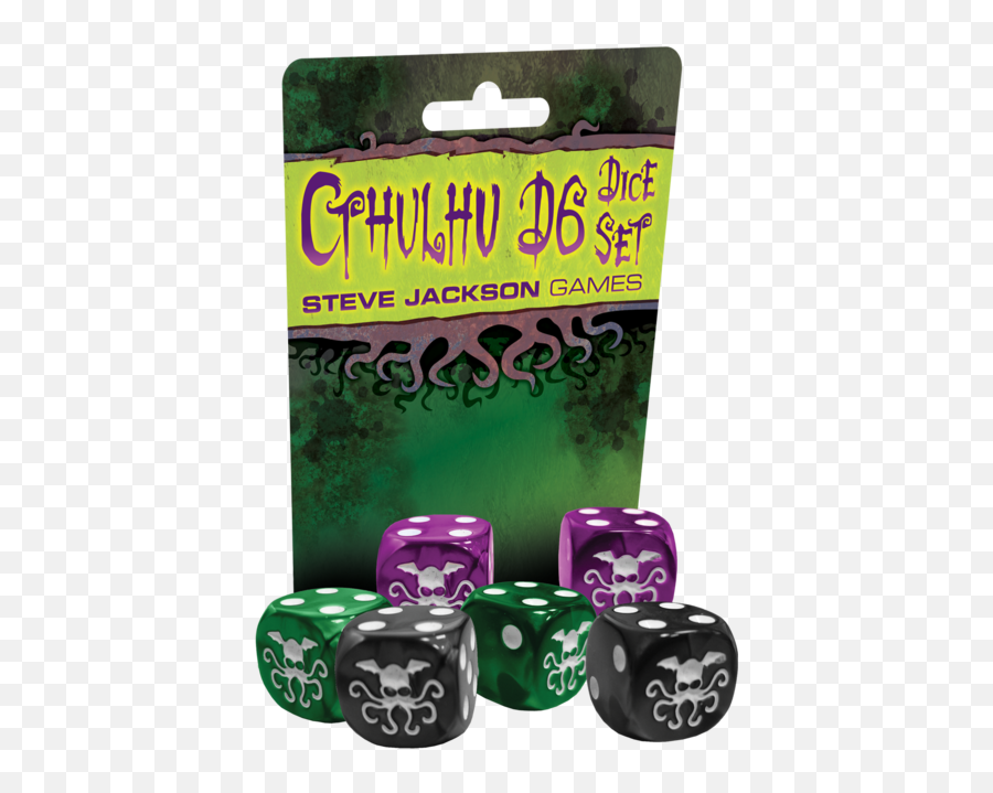 Cthulhu D6 Dice Set - Solid Png,Cthulhu Icon Png
