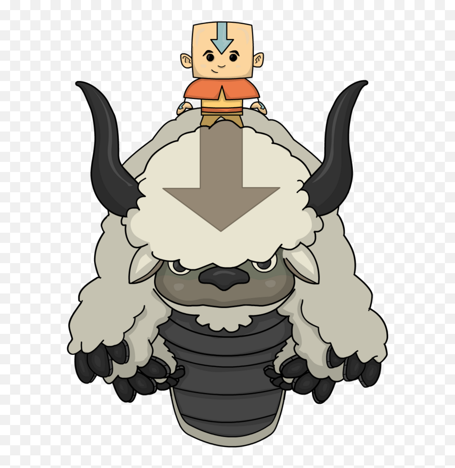 The Magic Of Internet - Avatar The Last Airbender Aang And Appa Pin Png,Aang Png