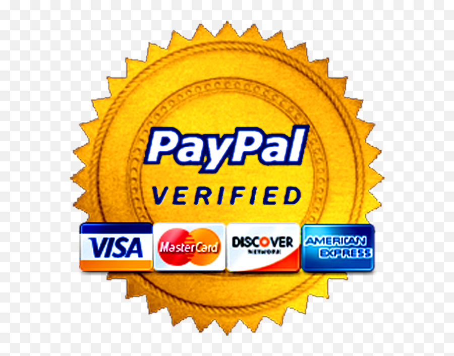 Paypal Verified Seal Png Hd - Paypal Verified Icon Png,Paypal Logo