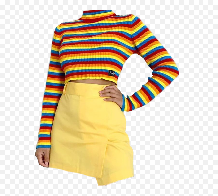 Outfit Rainbow Colorful Png Lgbt Cute Freetoedit - Outfit Lgbt,Colorful Png
