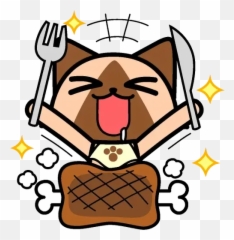 Airou Whatsapp Stickers - Cloud Monster Hunter Png Clip Art