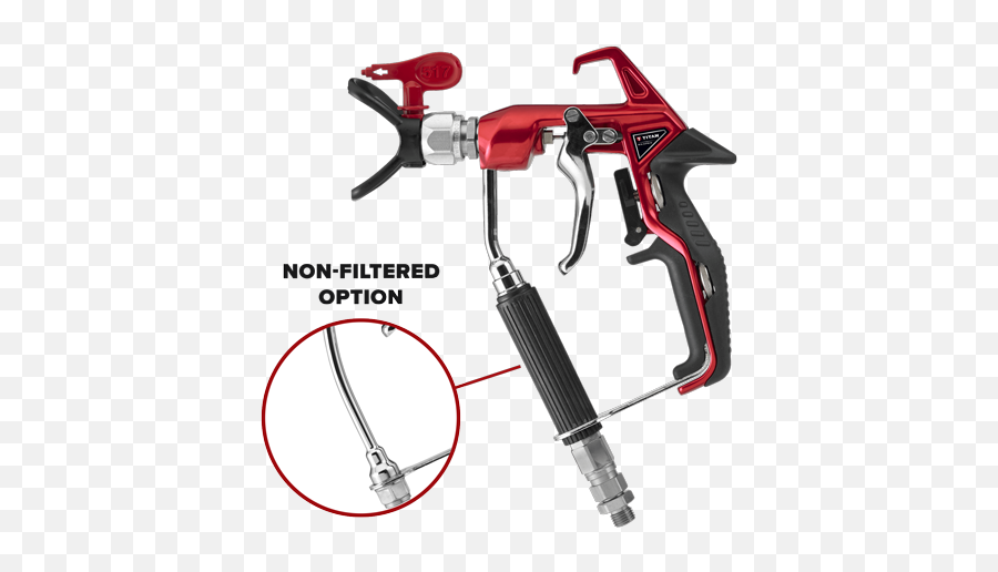 Titan Tool Red Series - Spraying Redefined Titan Spray Guns Png,Infinity Rx 50 Icon