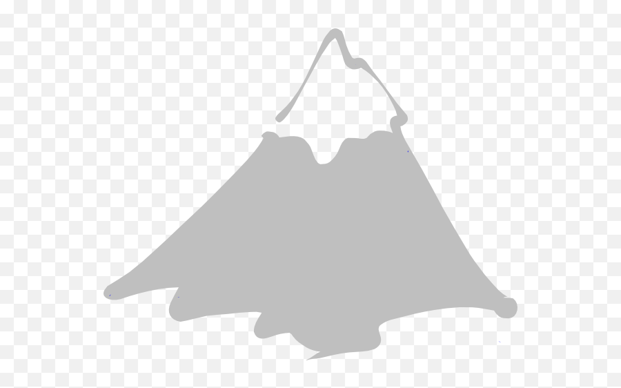 Mountain Peak Logo No Clouds Clip Art - Vector Snowy Mountain Clip Art Png,Cloud Clipart Transparent Background