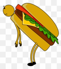 Cartoon Burger Clipart Png