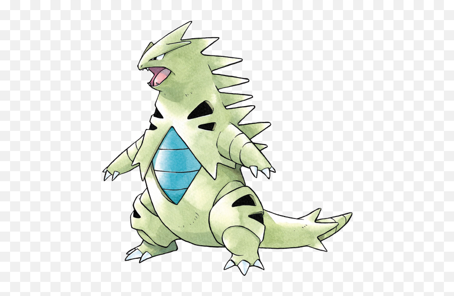 Pokemon Gen 2 Tyranitar Transparent - Draw Pokemon Tyranitar Png,Tyranitar Png