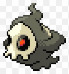 Pin - Duskull Pixel Art png