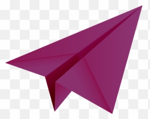 Purple Paper Plane Aeroplane Vector Icon Data For - Green Paper Airplane Clipart png