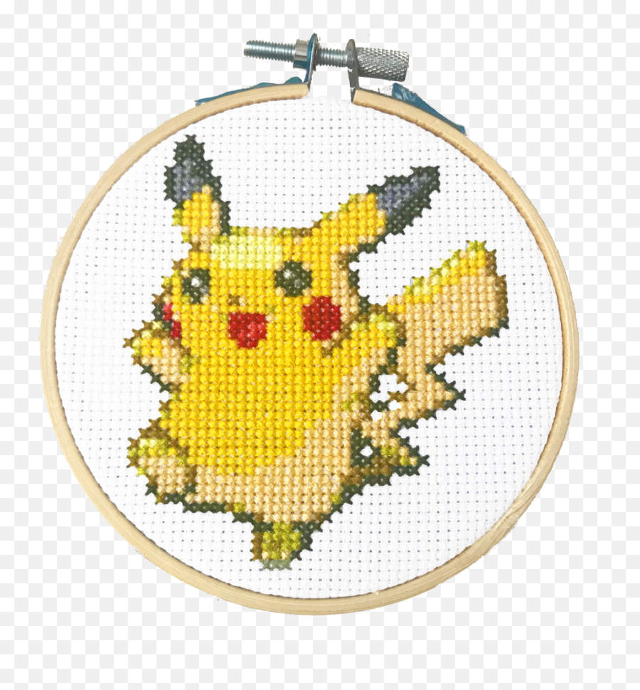 Pikachu - Diy Cross Stitch Kit U2013 Thecloudfactory Acropolis Museum Png,Stitch Icon