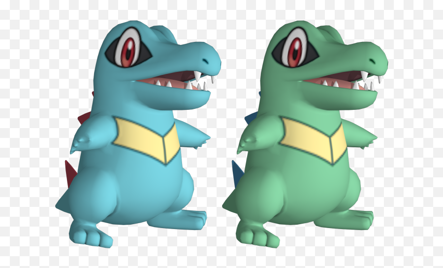 3ds - Free 3d Model Totodile Png,Totodile Png