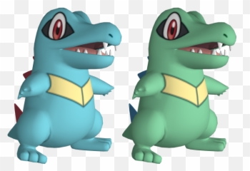 3ds - Free 3d Model Totodile Png,Totodile Png