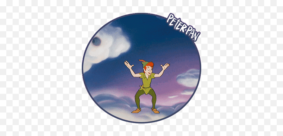 Top Wendy Darling Stickers For Android U0026 Ios Gfycat - Peter Pan Sticker Gif Png,Kanna Kamui Icon