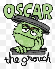 Sesame Street Canned Grouch Menu0027s V - Neck TShirt Oscar The Logo png