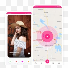 Tinder Clone App - White png