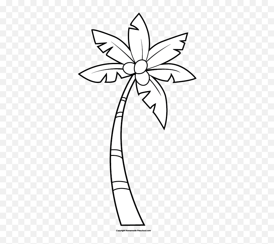 Palm - Treebwpng Clipartsco Coconut Tree Clipart Black And White,Palm Tree Clipart Png