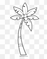 Palm - Treebwpng Clipartsco Coconut Tree Clipart Black And White,Palm Tree Clipart Png