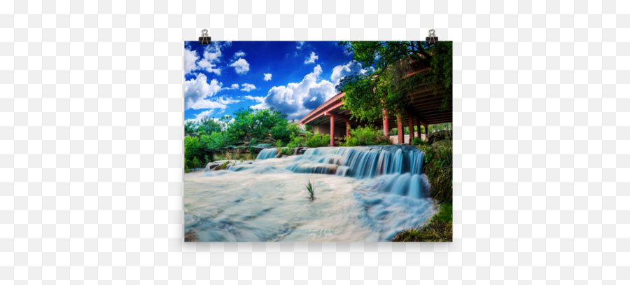 Download Silver Falls Rest Area - Waterfall Png Image With Waterfall,Waterfall Png