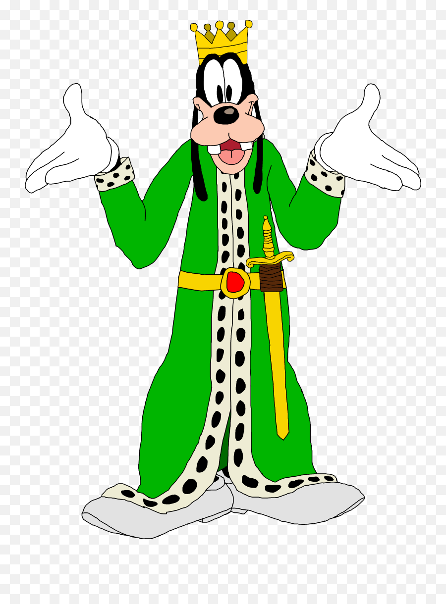King Goofy Mickey Rato Clubhouse - Goofy Goof Fã Art Clarabelle Cow And Goofy Png,Goofy Transparent Background