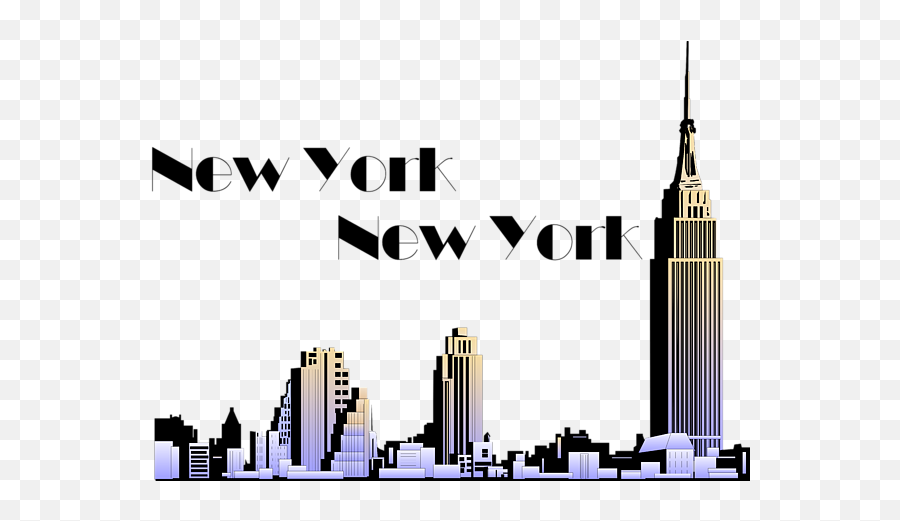 New York Skyline Retro 1930s Style T - Shirt New York Film Academy Png,New York Skyline Png