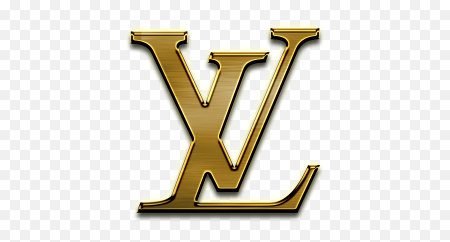 Louis Vuitton Gold Logo HD PNG