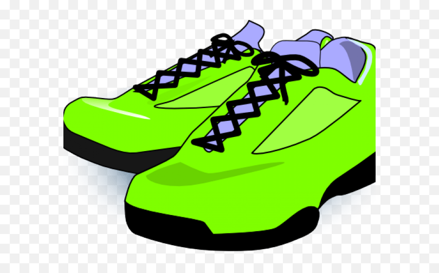 Running Shoes Clipart Neon Clothes - Pair Of Shoes Png Shoe Clipart,Running Shoe Png